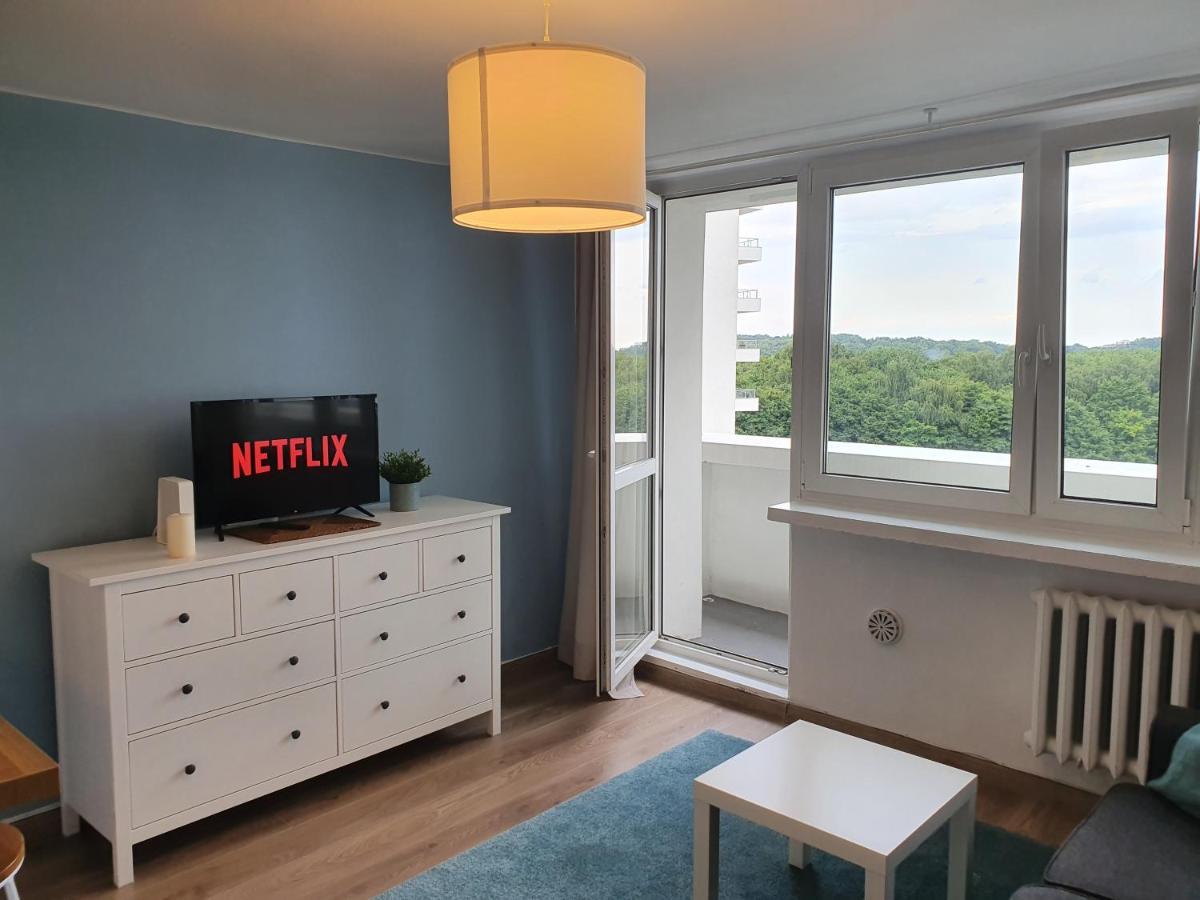 Modern Studio Apartment At Park&Stadium Near City Center Katowice Exterior foto
